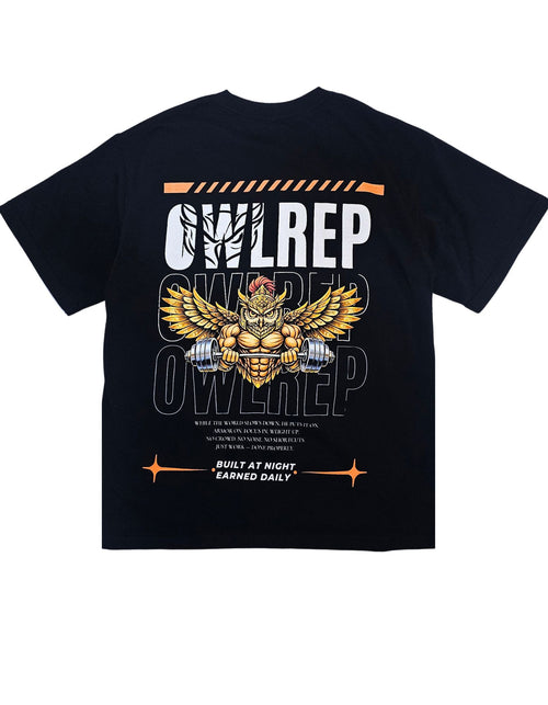 Orange graphic T-shirt